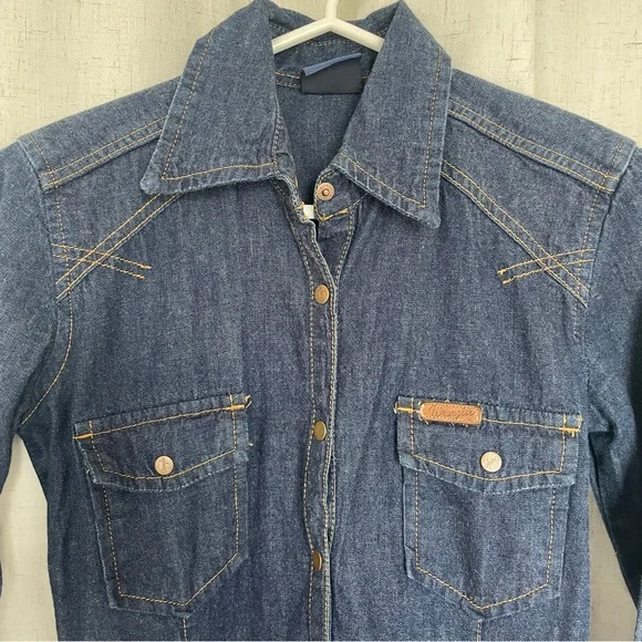 Wrangler Blue Denim Dress - Picture 3 of 12